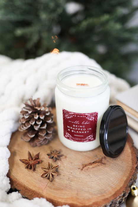 "Being Wrapped In A Blanket" Candle by Jubilee Trading Company