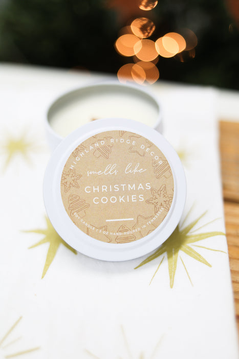 "Christmas Cookies" Candle Tin by Jubilee Trading Company