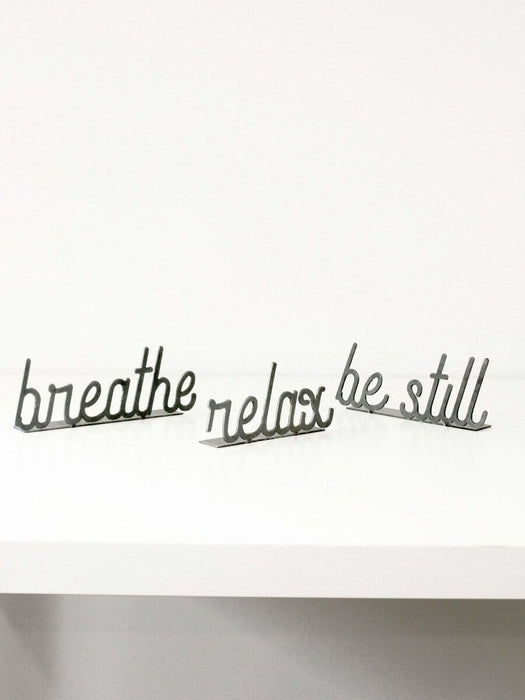 Breathe Word Sign by Jubilee Trading Company