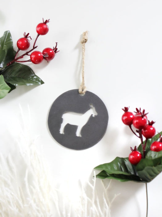 Goat Christmas Tree Ornament by Jubilee Trading Company