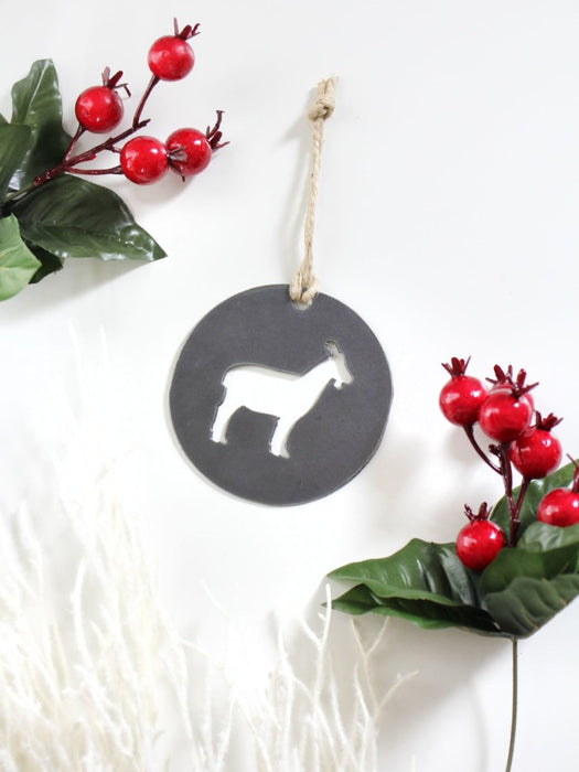 Goat Christmas Tree Ornament by Jubilee Trading Company