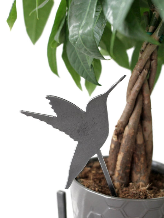 Happy Hummingbird Plant Stake by Jubilee Trading Company