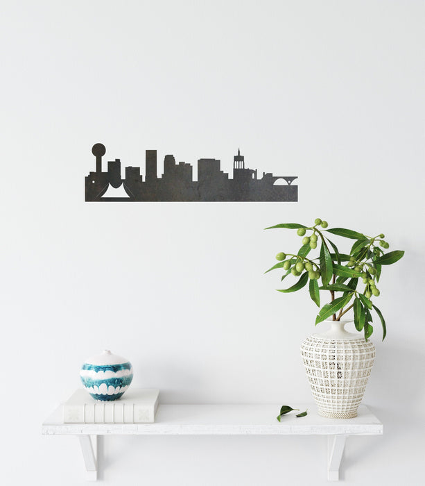 Knoxville Skyline Metal Art Small by Jubilee Trading Company