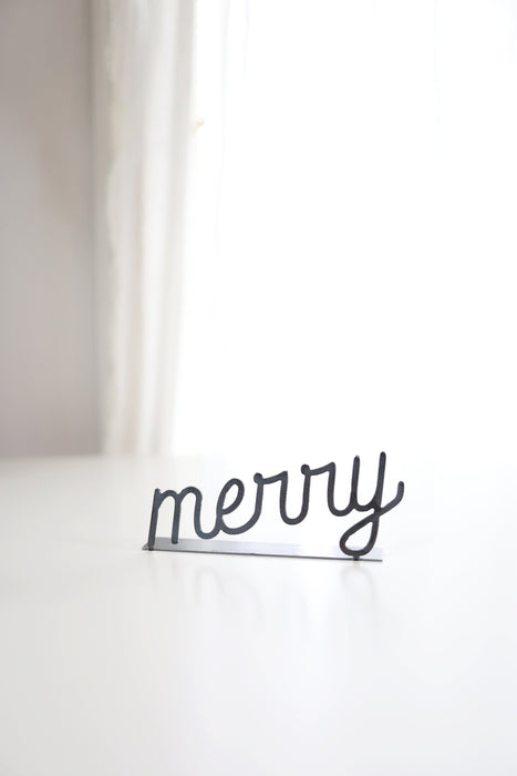 Merry Word Sign by Jubilee Trading Company