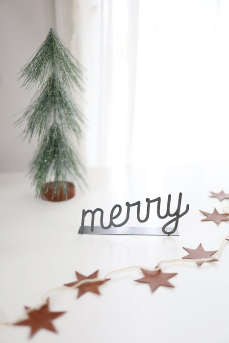 Merry Word Sign by Jubilee Trading Company