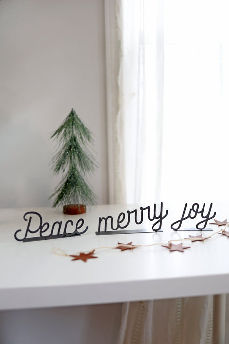 Merry Word Sign by Jubilee Trading Company