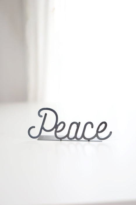 Peace Word Sign by Jubilee Trading Company