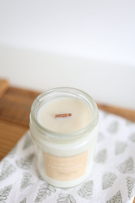 "A Stay-cation" Candle by Jubilee Trading Company