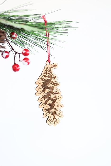 Long Pinecone Ornament by Jubilee Trading Company