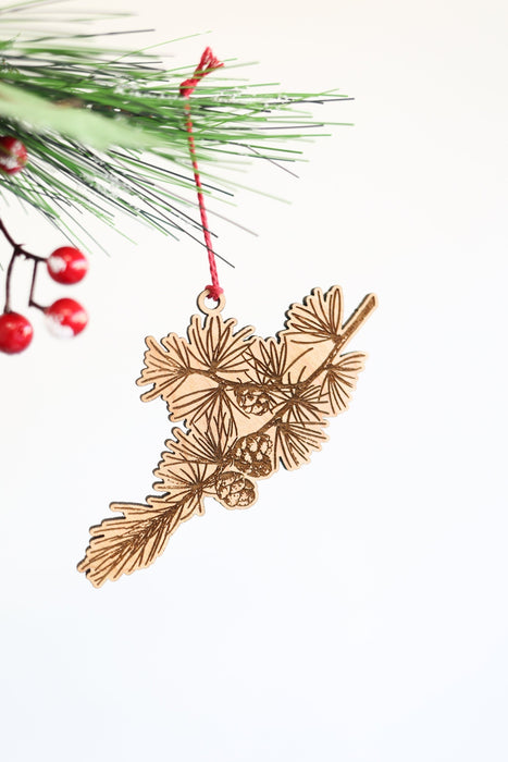 Pine Branch Ornament by Jubilee Trading Company