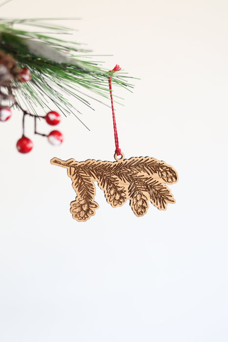 Horizontal Pine Branch Ornament by Jubilee Trading Company