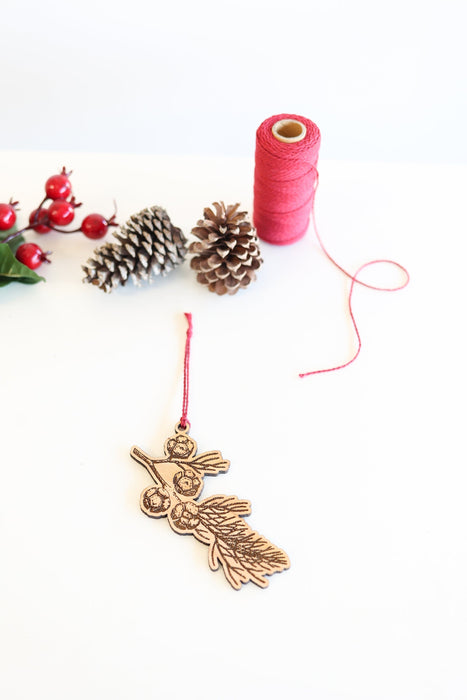 Vertical Pine Branch Ornament by Jubilee Trading Company