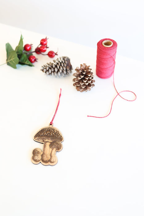 Mushroom Ornament by Jubilee Trading Company