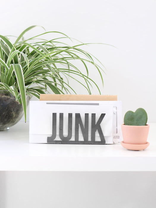 Junk Mail Modern Metal Mail Holder by Jubilee Trading Company