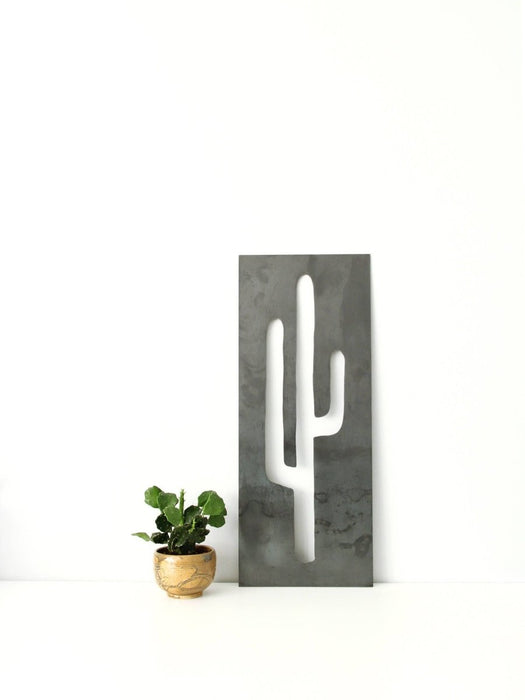 Metal Cactus Home Decor Panel by Jubilee Trading Company