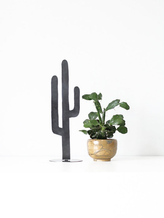 Metal Cactus Silhouette - Large by Jubilee Trading Company