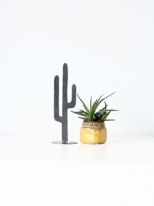 Metal Cactus Silhouette - Medium by Jubilee Trading Company