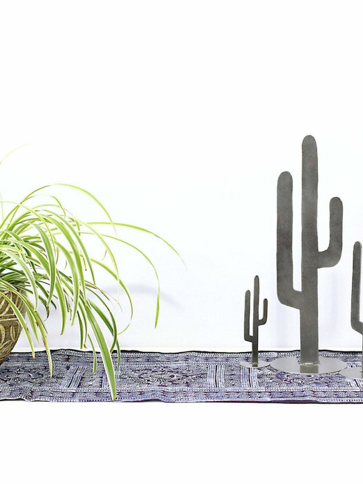 Metal Cactus Silhouette - Medium by Jubilee Trading Company