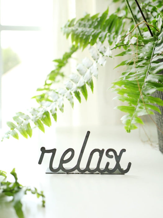 Relax Word Sign by Jubilee Trading Company