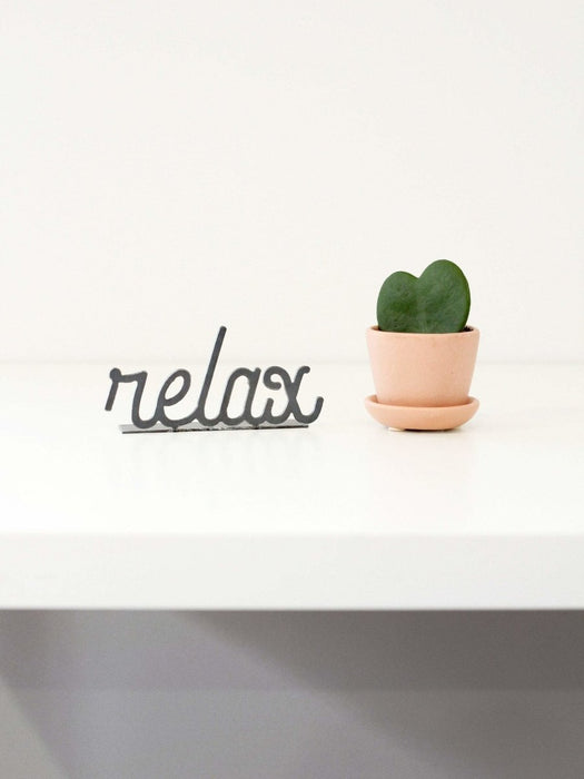 Relax Word Sign by Jubilee Trading Company