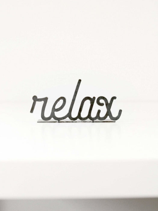 Relax Word Sign by Jubilee Trading Company