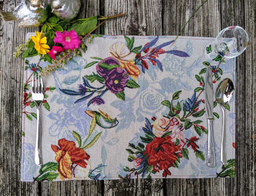 Buy Airwill, Cotton Floral Pattern Dining Table Placemats