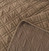 DaDalogy Bedding Coffee Spice Brown Velour Corduroy Bedspread Set - Queen Size (JHW-952) - DaDa Bedding Collection