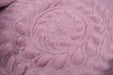 DaDa Bedding Mushy Ribbon Soft Warm Pink Fleece Coverlet Bedspread Set (YG1002Purple) - DaDa Bedding Collection