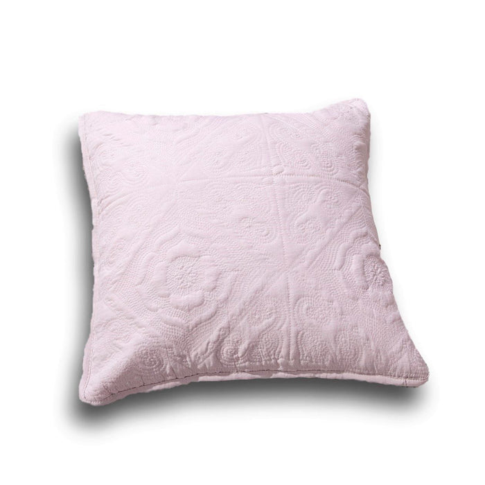 DaDa Bedding Set of Two Elegant Floral Country Rose Pink Throw Pillow Covers, 18" x 18",  2-PCS (JHW860) - DaDa Bedding Collection