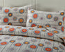 DaDa Bedding Bohemian Constellations Sun & Stars Colorful Grey Quilted Bedspread Set (KBJ1631) - DaDa Bedding Collection