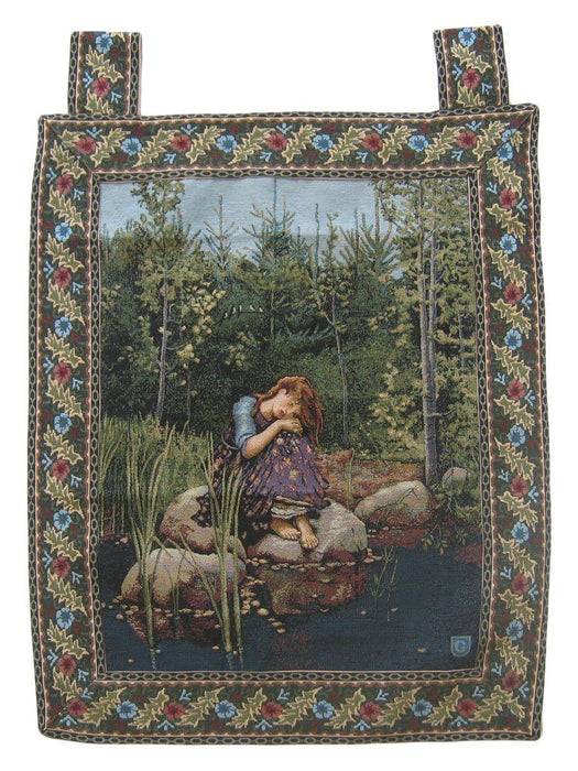 DaDa Bedding Forest Behind The Veil "Alyonushka" Cottage Garden Woven Tapestry Wall Hanging - DaDa Bedding Collection