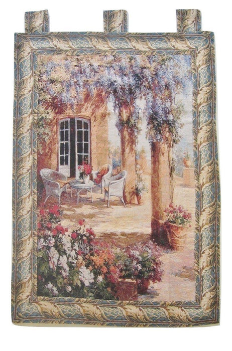 DaDa Bedding Quiet Lavender Evening Elegant Nature Woven Tapestry Wall Hanging - 28" x 43" - DaDa Bedding Collection